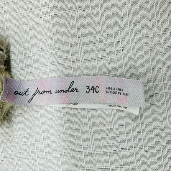 Lot of 3 Out From Under & Victoria's Secret Size 34C Pink Silver & Beige Bras - Picture 4 of 15